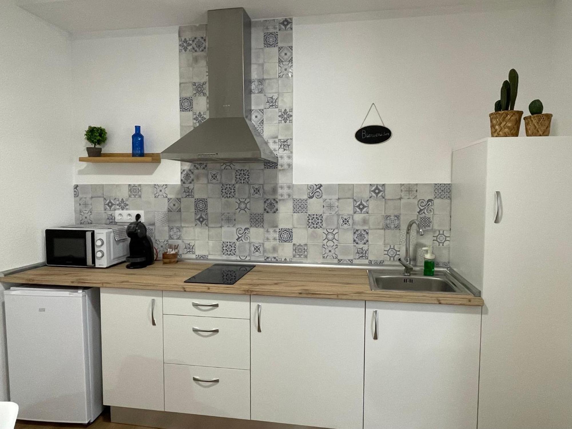 Blanco Y Anil Plaza Apartment Valdepenas Bagian luar foto