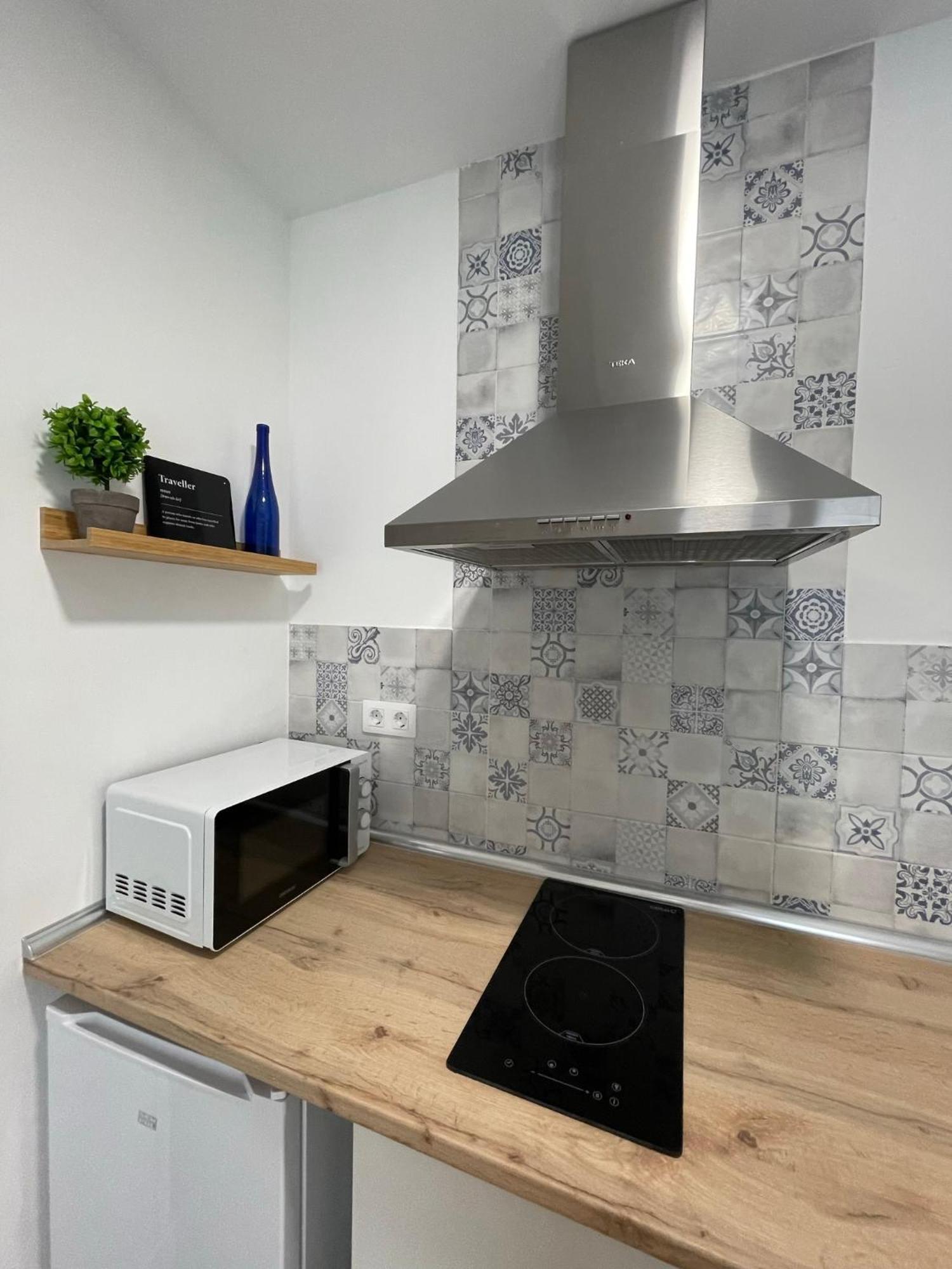 Blanco Y Anil Plaza Apartment Valdepenas Bagian luar foto