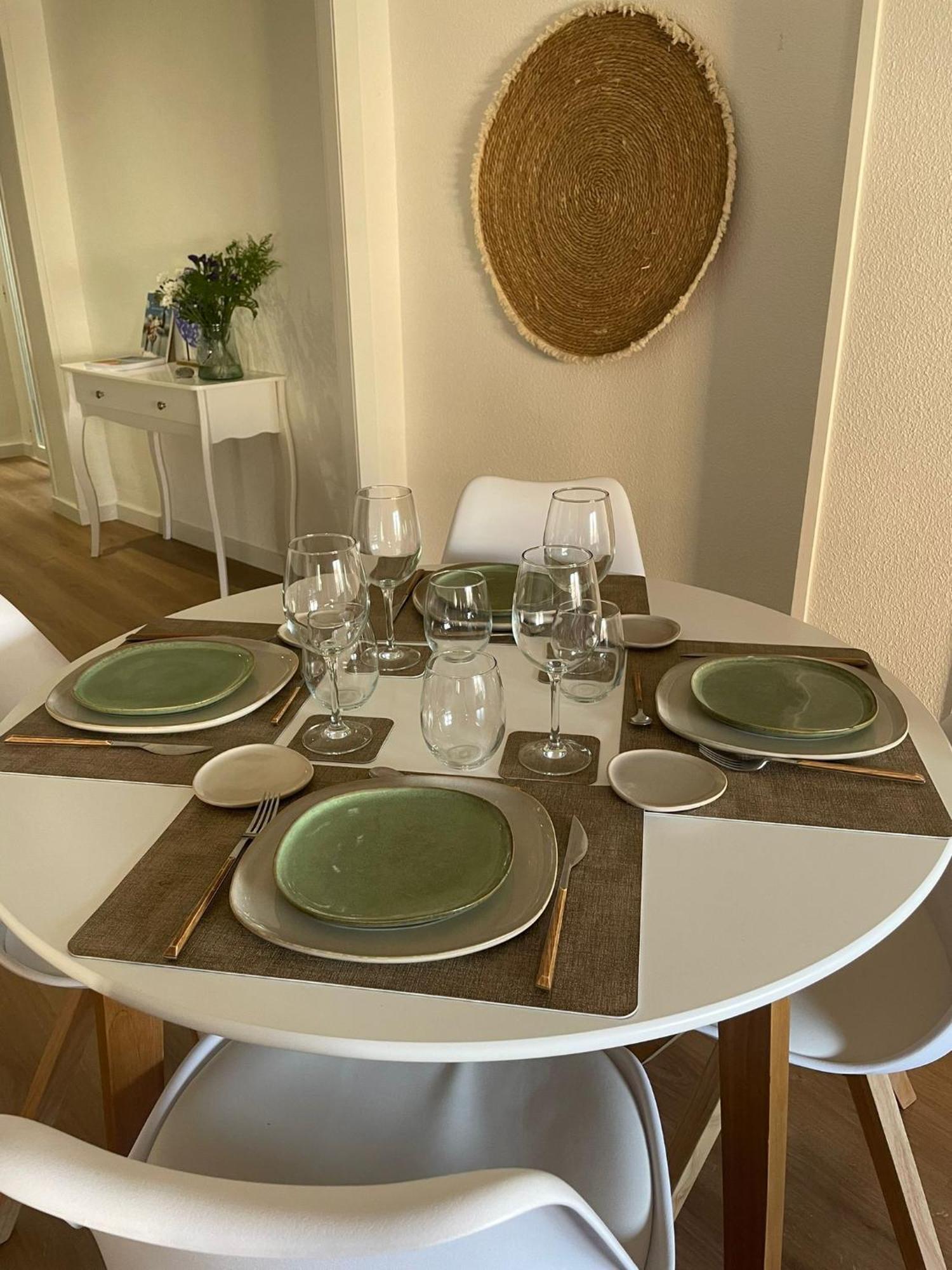 Blanco Y Anil Plaza Apartment Valdepenas Bagian luar foto